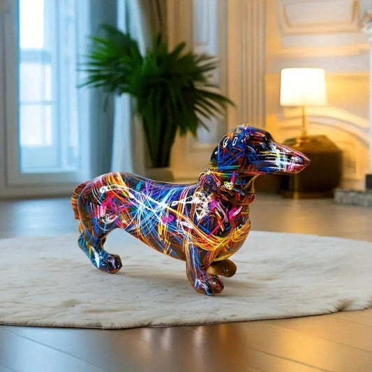 LuxePaws – Artistic Dachshund Figurine