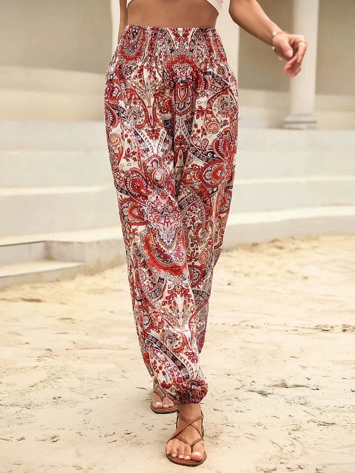 Boho Elephant Women's Harem Trouser