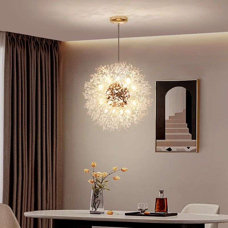 LumiLuxe - Modern Crystal Chandelier