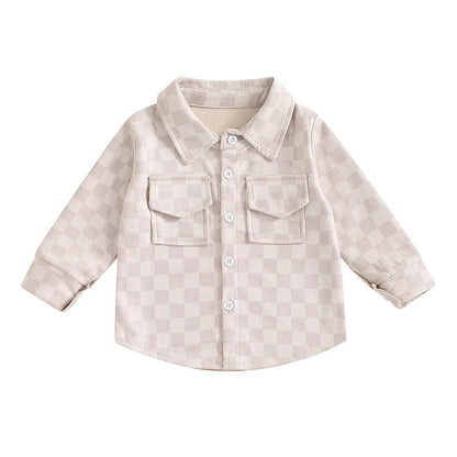 CocoBaby - Cozy Checkered Baby Jacket