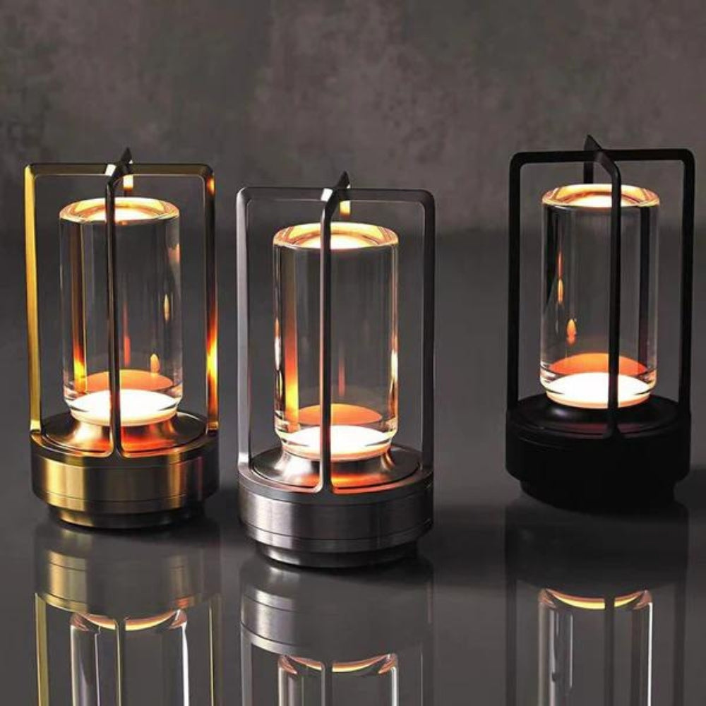 Crystal Touch Control - Cordless Table Lamp with Adjustable Warm Light-2