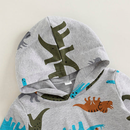 COZY DINO - Dino Hooded Baby Set