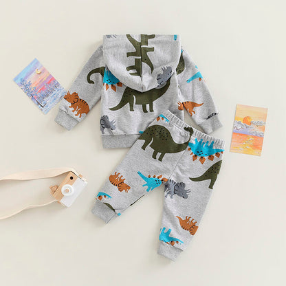 COZY DINO - Dino Hooded Baby Set