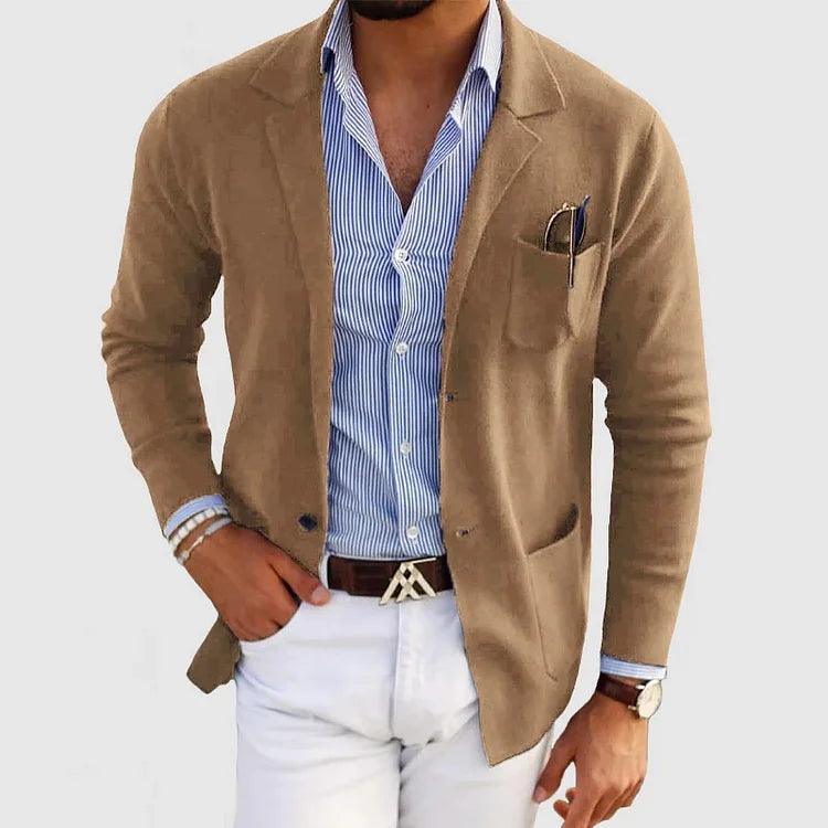 Benno – Men's Knit Cardigan with Button Closure
