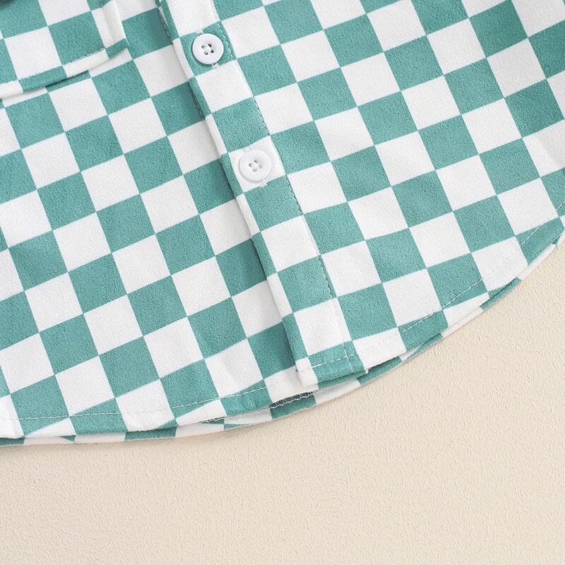 CocoBaby - Cozy Checkered Baby Jacket