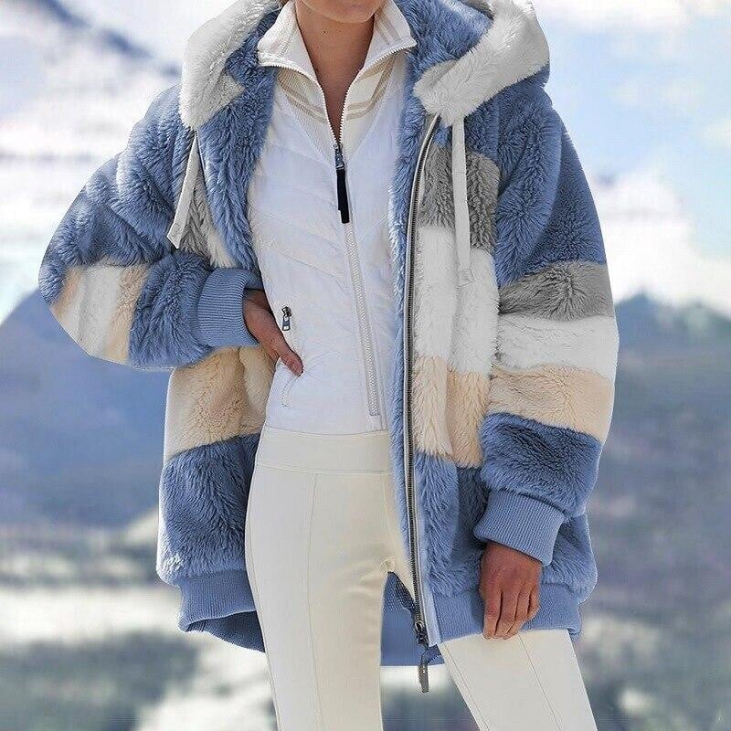 Lumière Luxe – Women's Cozy Lamb Wool Padded Coat