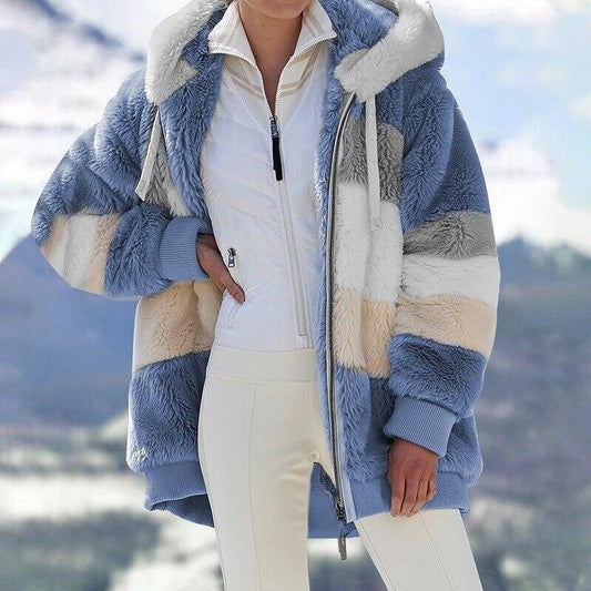 Lumière Luxe – Women's Cozy Lamb Wool Padded Coat