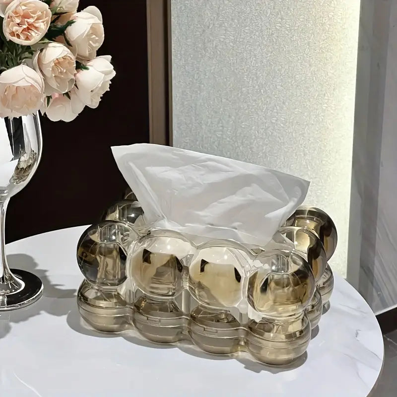 Variant image for Auraform - Sculptural Acrylic Tissue Box Cover with Modern Elegance-2