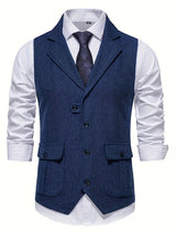 Niklas – Stylish Herringbone Men's Blazer