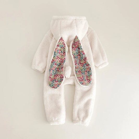 BUNNYHUG - Soft & Cozy Baby Hooded Romper