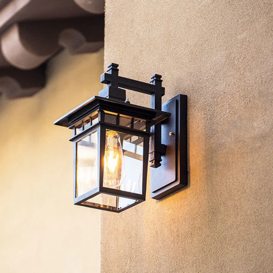 Fylo - Black Outdoor Wall Lamp 1