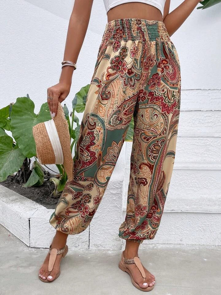 Boho Elephant Women's Harem Trouser