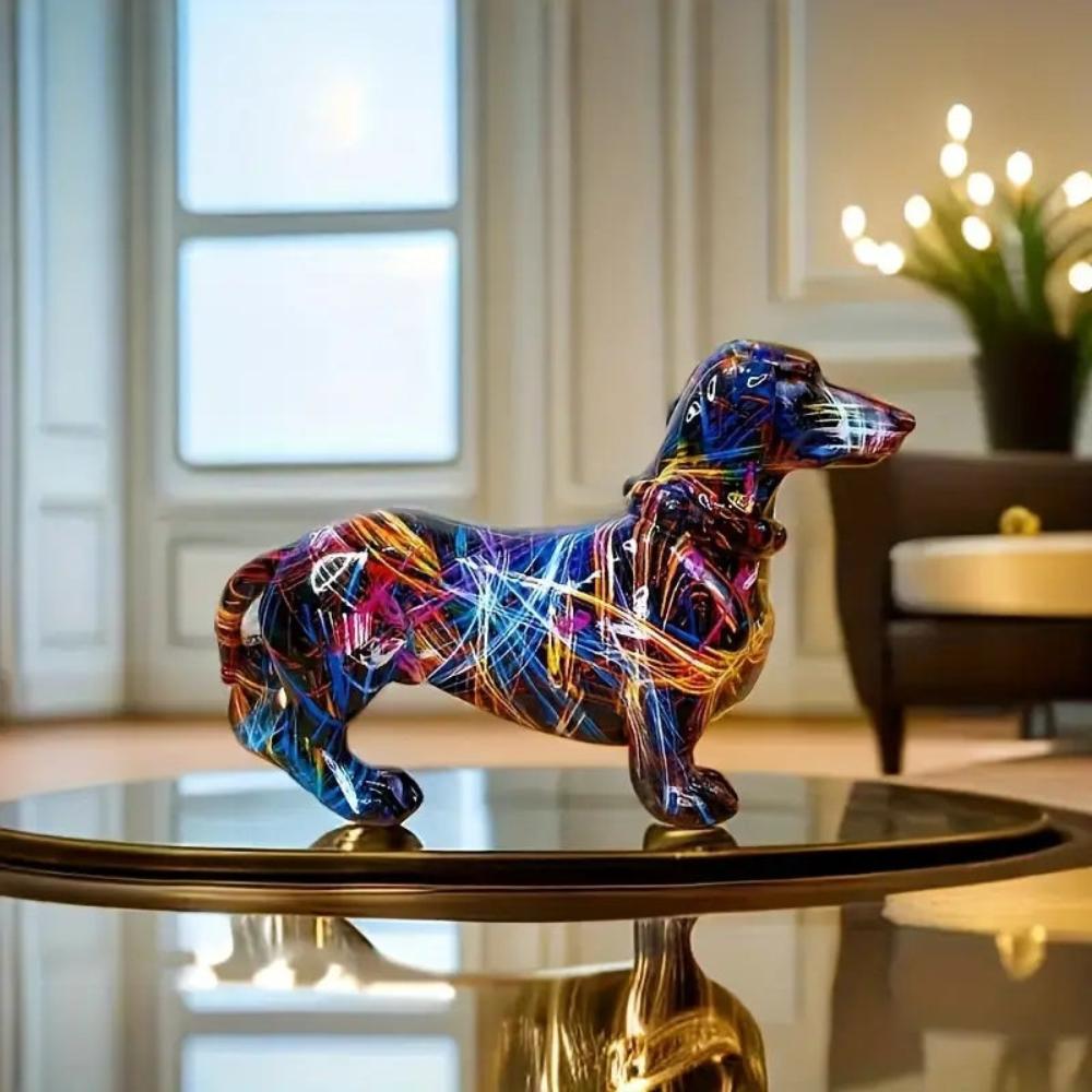 LuxePaws – Artistic Dachshund Figurine