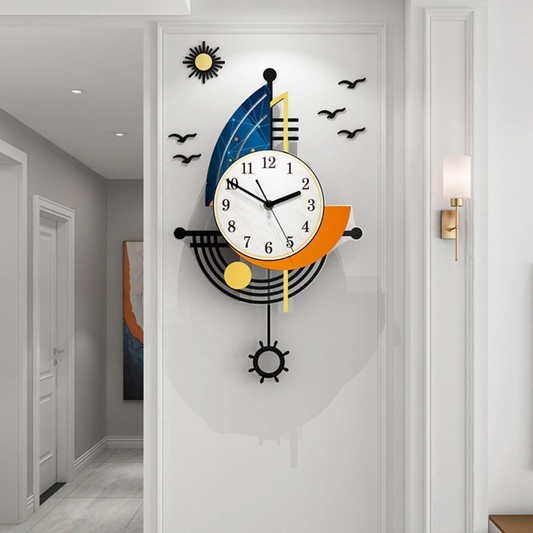 Nautica - Large Sailing Boat Wall Clock