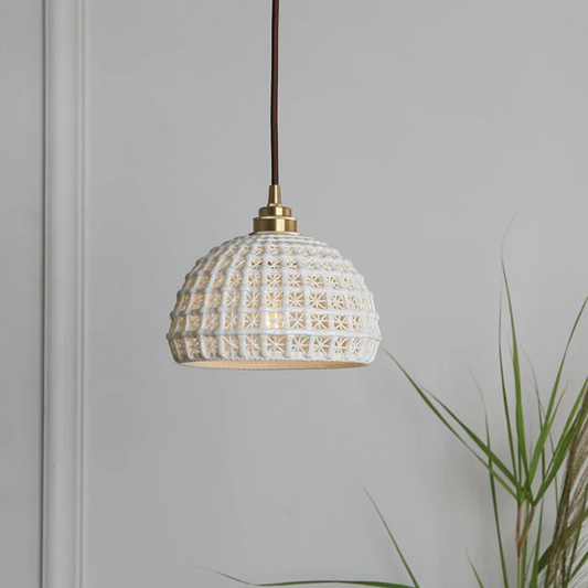 Syra - Hanging lamp ceramic minimalist 1