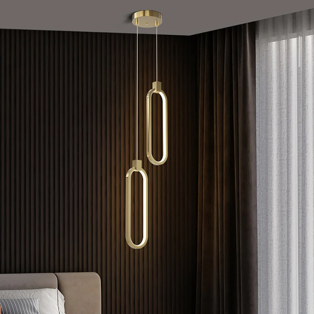 Afyx - Luxury Design Hanging Lamp Gold 6