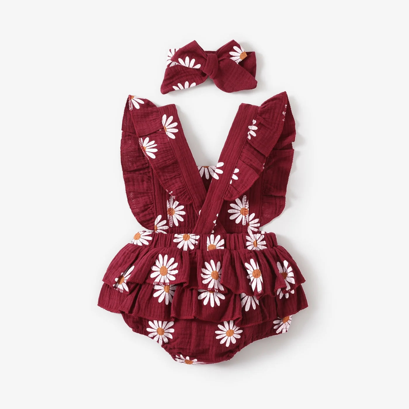 LittleSprout – Soft Cotton Baby Girl Romper & Outfit Set