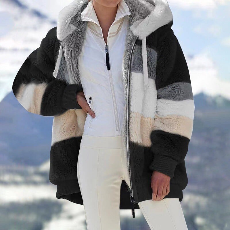 Lumière Luxe – Women's Cozy Lamb Wool Padded Coat