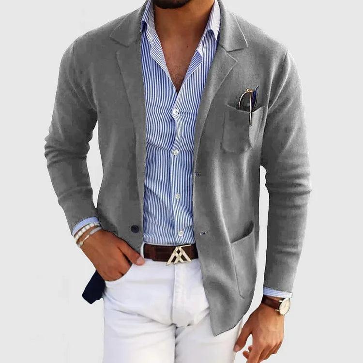 Benno – Men's Knit Cardigan with Button Closure