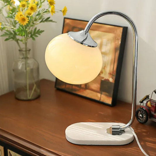 Lumière - Modern Glass and Metal Table Lamp