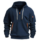 Adriano – Casual Half-Zip Men's Hoodie