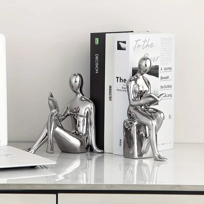 Nova Scholar - Elegant Abstract Ceramic Figures for Modern Interiors-3