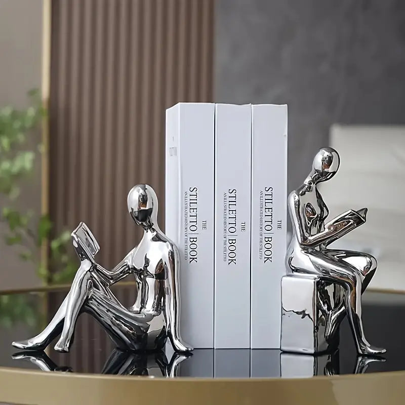 Variant image for Nova Scholar - Elegant Abstract Ceramic Figures for Modern Interiors-2