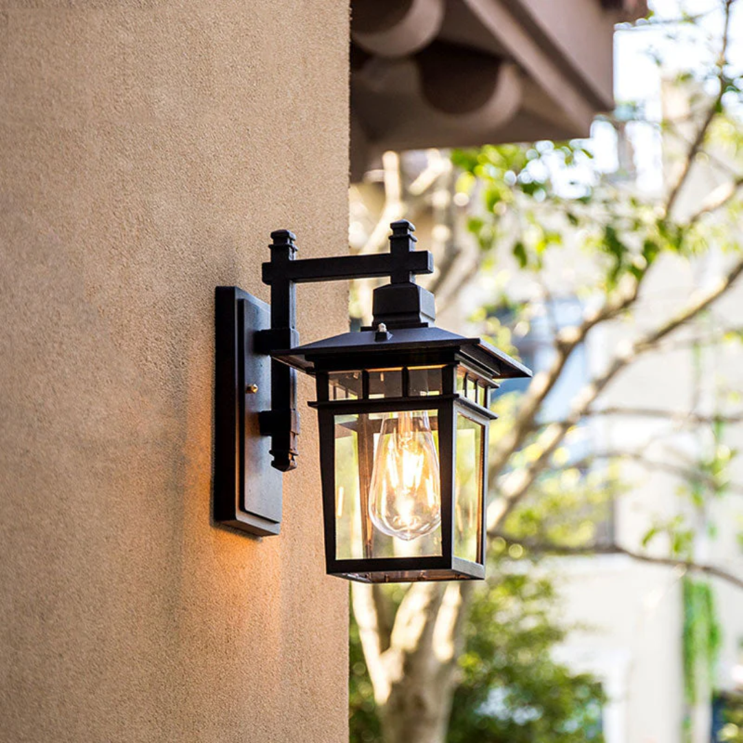Fylo - Black Outdoor Wall Lamp 6