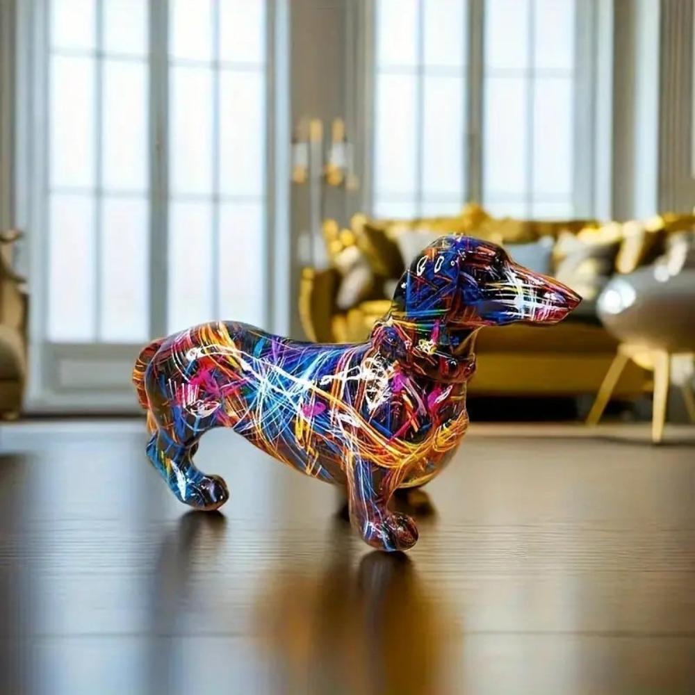 LuxePaws – Artistic Dachshund Figurine