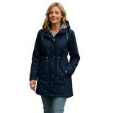 Women's Waterproof Trench Coat with Hood