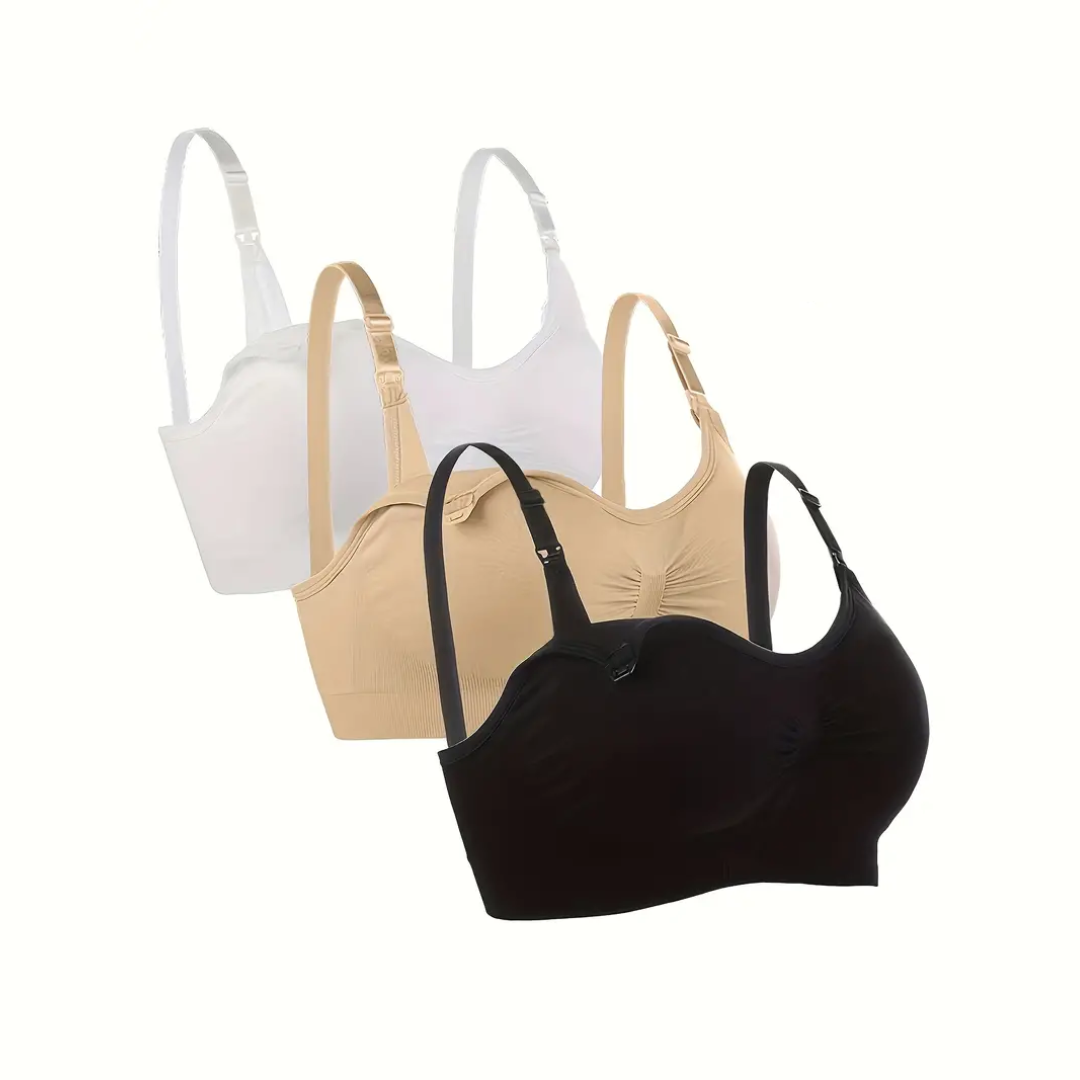 Flora Comfort - Stylish Nursing Bra Set of 3