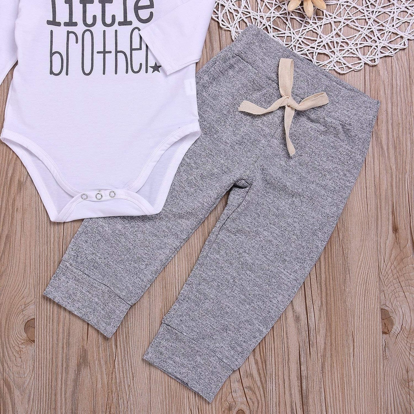 Little Brother Comfy Cotton Baby Boy Outfit Set