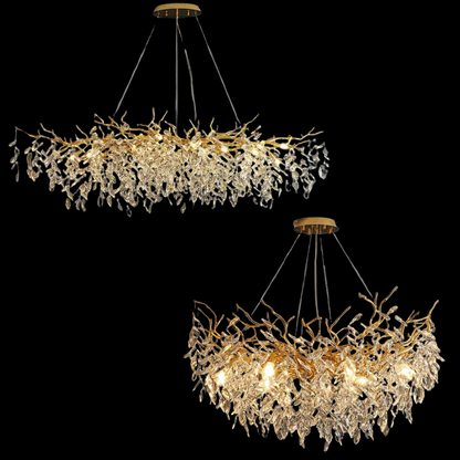 Lumiéra - French-Inspired Crystal Branch Chandelier