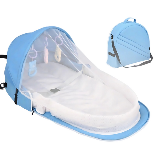 NESTLY – Portable Baby Bed with Mosquito Net