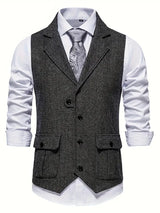 Niklas – Stylish Herringbone Men's Blazer