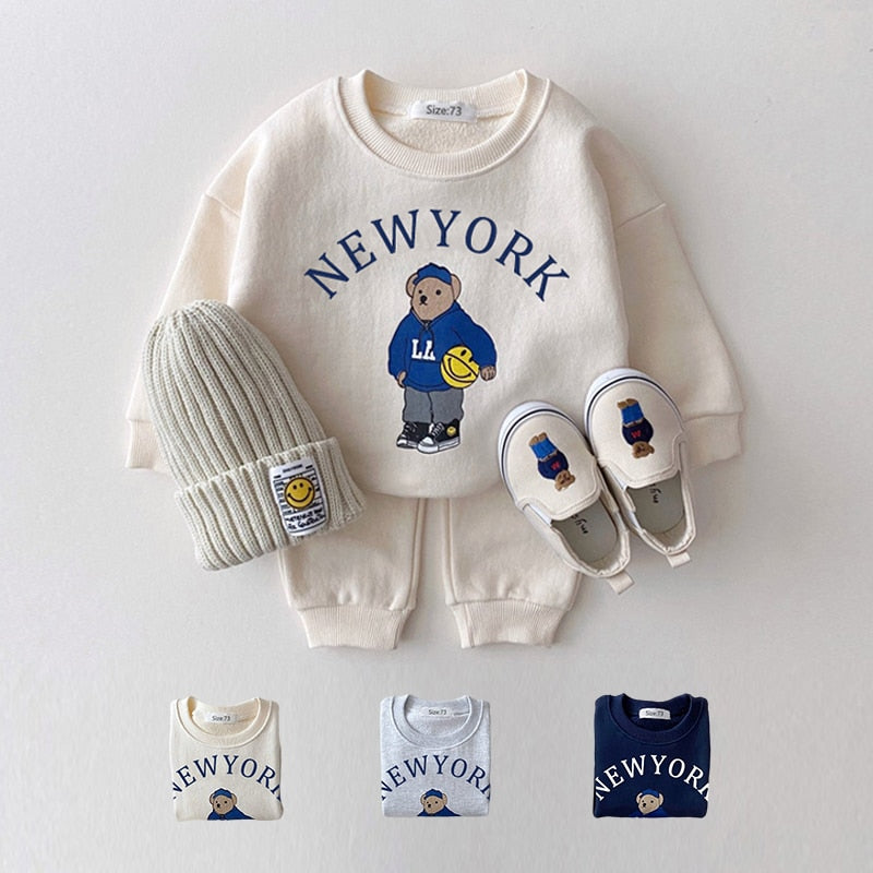 COZYKIDS - Baby Hoodie & Pants Set