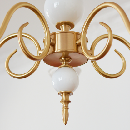 LumaChic - Retro Style Glass Chandelier