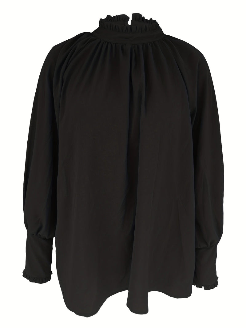 Luna – Chic Tie-Neck Women's Blouse