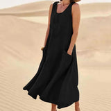 Women's Soft Linen Dress