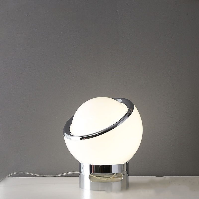 Variant image for Modern Glass Hood Table Lamp - Soft Warm Glow for Bedroom & Living Room-2