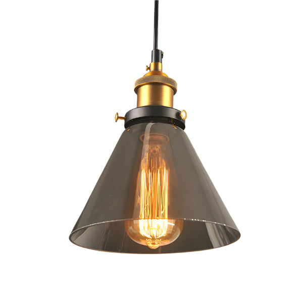 LuxGlow - Vintage-Inspired Glass Pendant Light