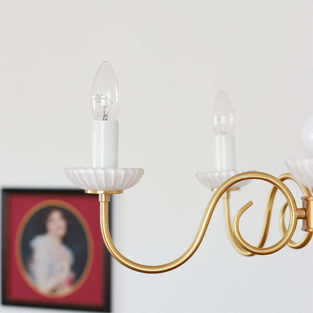 LumaChic - Retro Style Glass Chandelier