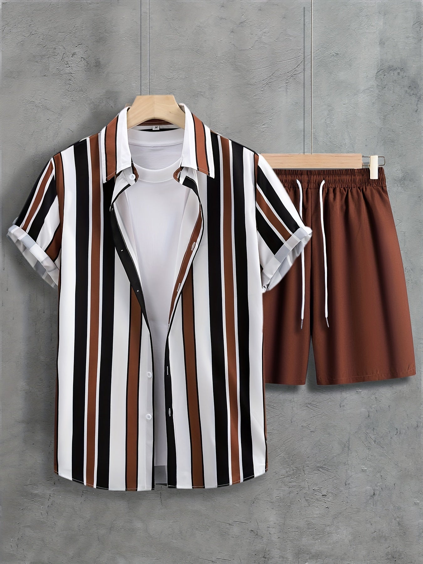 Variant image for Sierra - Women's Striped Loungewear Set, Breathable Two-Piece Summer Outfit-1