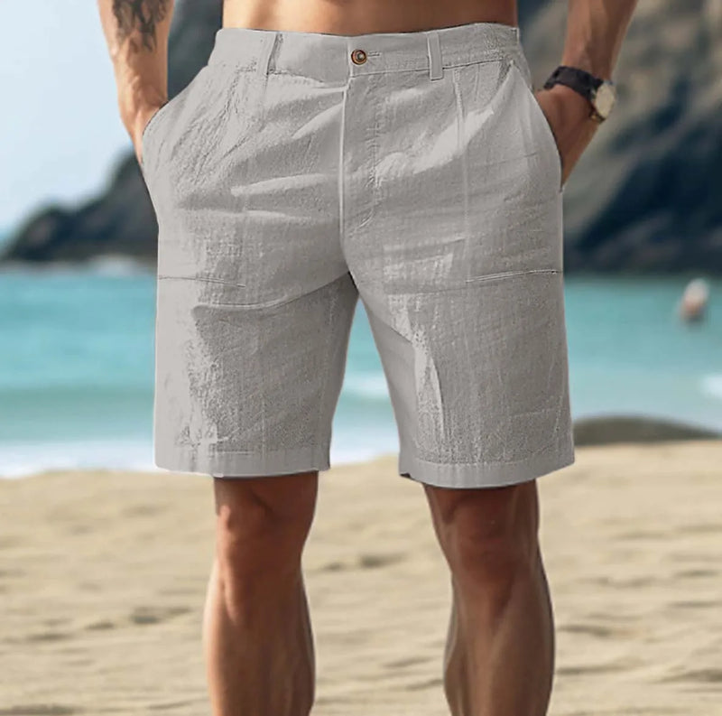 Men's Airy Linen Shorts
