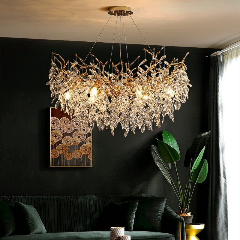 Lumiéra - French-Inspired Crystal Branch Chandelier
