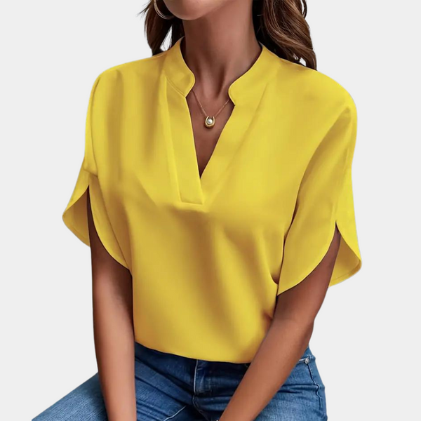 Aiva – Lightweight V-Neck Women's Blouse