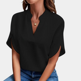 Aiva – Lightweight V-Neck Women's Blouse