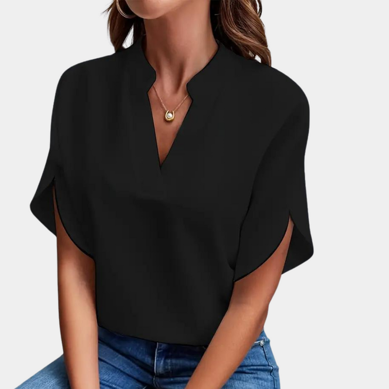 Aiva – Lightweight V-Neck Women's Blouse