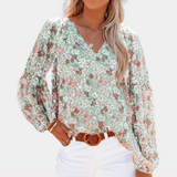 Amya – Breathable Floral Women's Blouse