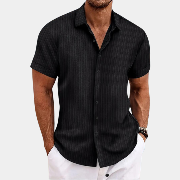 Variant image for Thayer - Lightweight Short-Sleeve Shirt for Men, Breathable Cotton Blend-21
